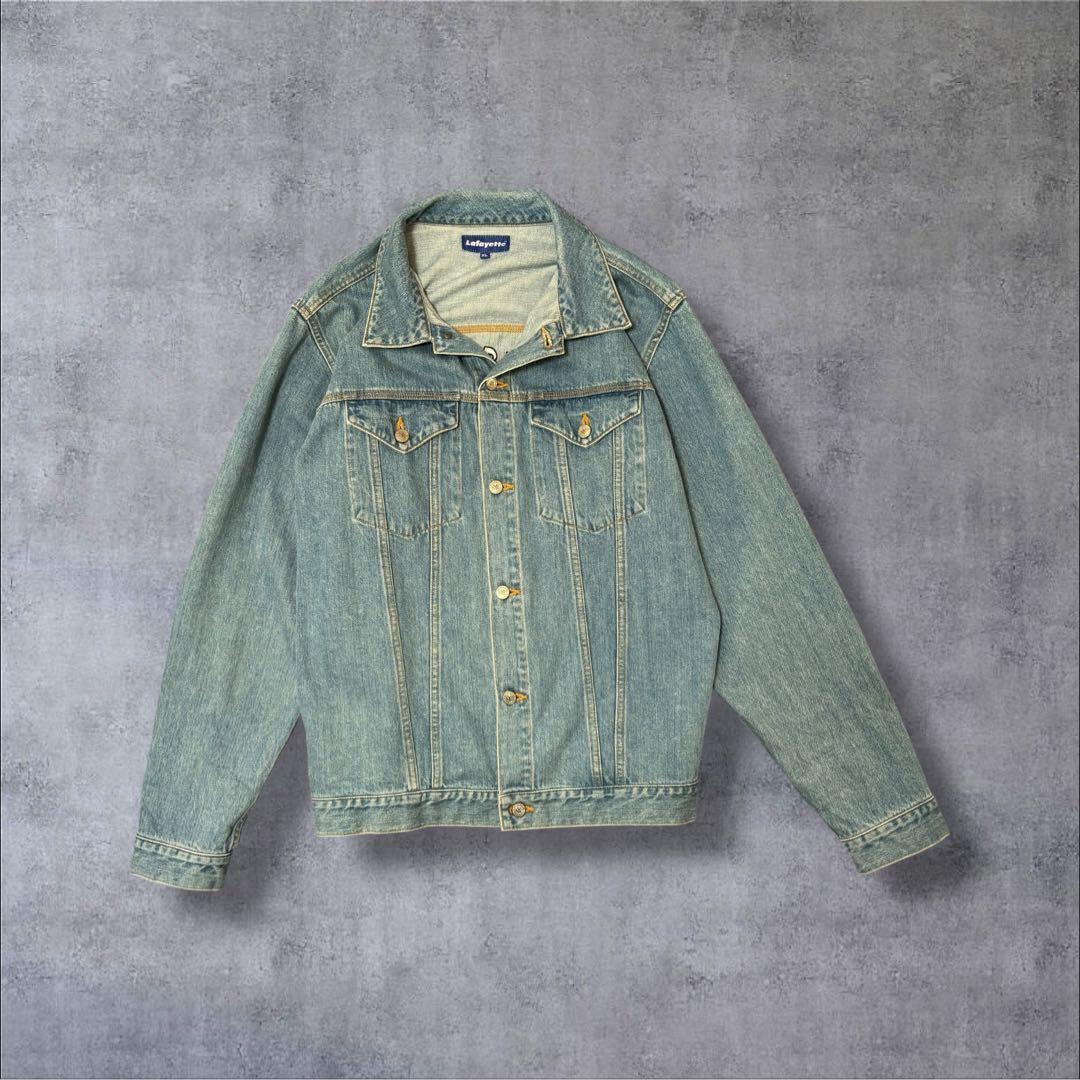 オサ！LFYT ラファイエット デニムジャケット 刺繍 XL 岡山デニム