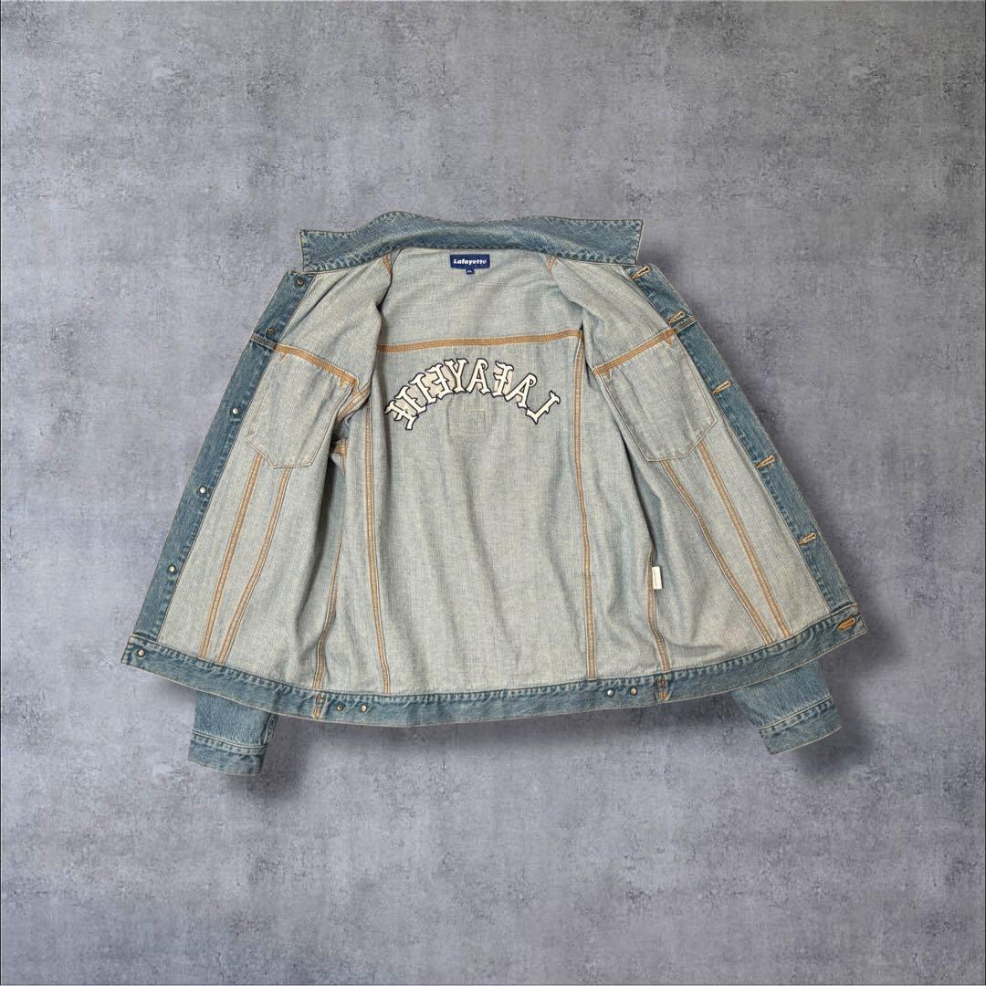 オサ！LFYT ラファイエット デニムジャケット 刺繍 XL 岡山デニム