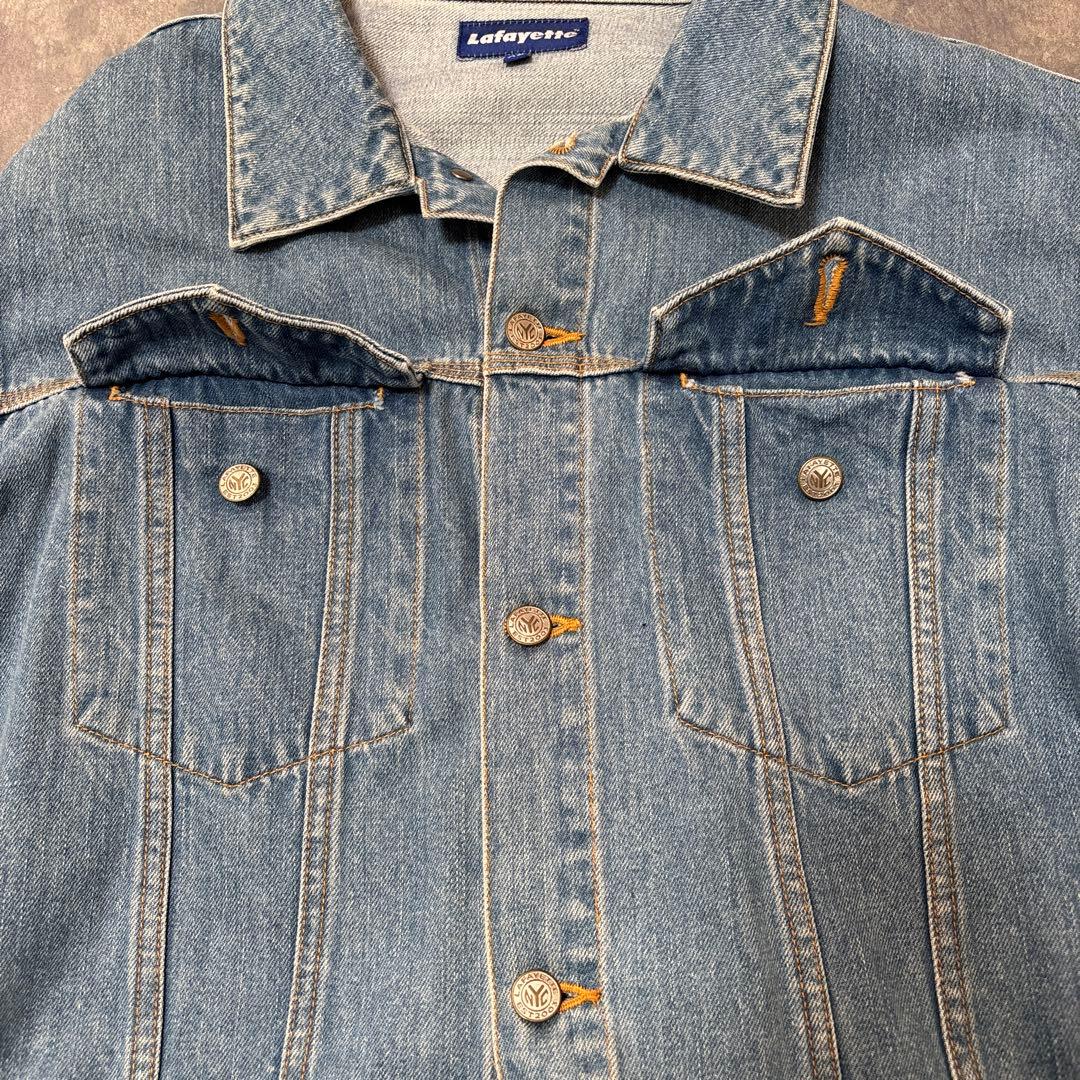 オサ！LFYT ラファイエット デニムジャケット 刺繍 XL 岡山デニム