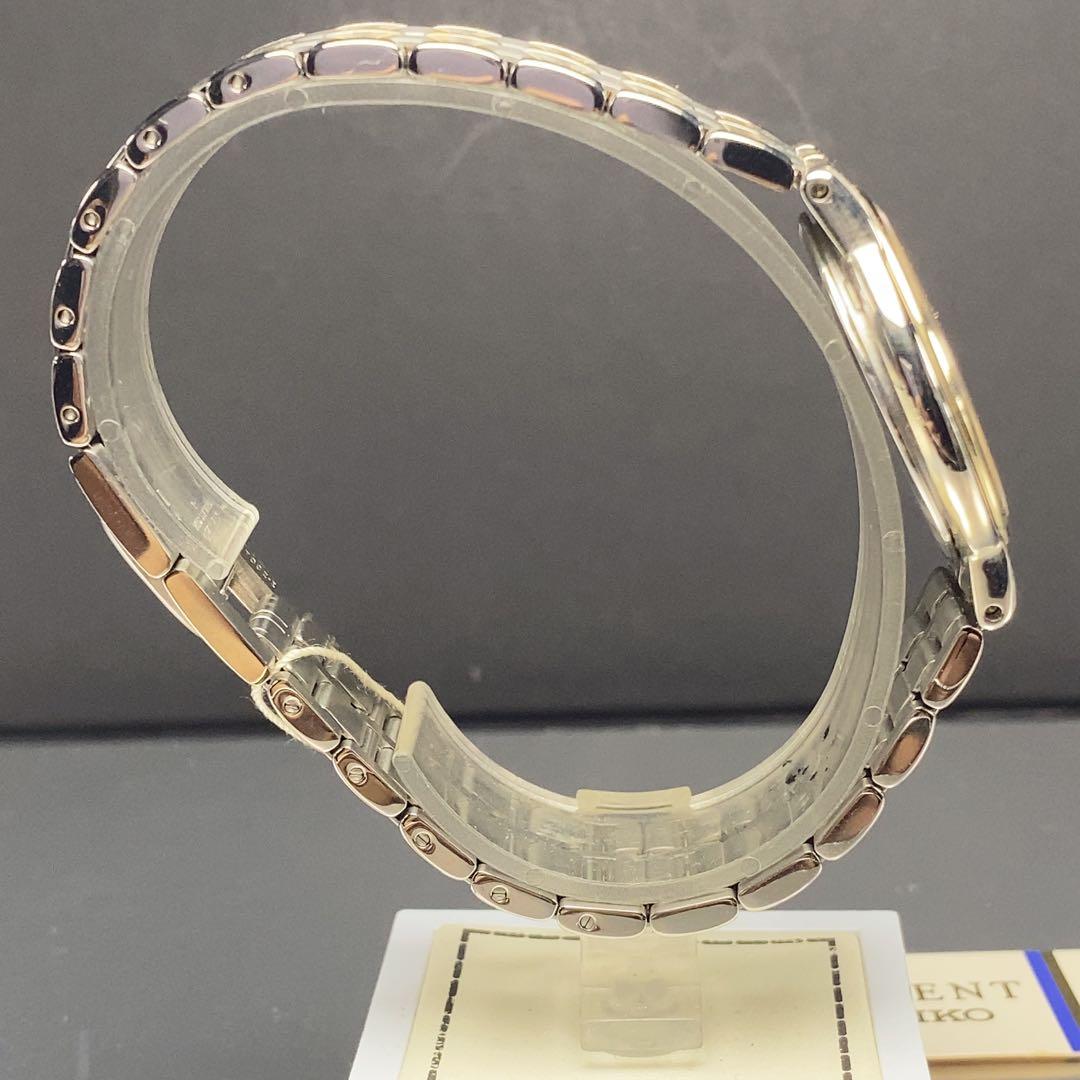 未使用 SEIKO LUCENT クォーツ 電池交換済 純正SSベルト 日本製