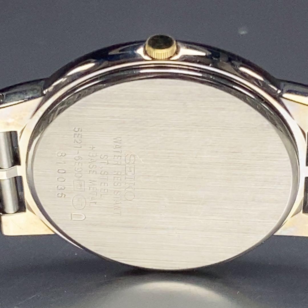 未使用 SEIKO LUCENT クォーツ 電池交換済 純正SSベルト 日本製