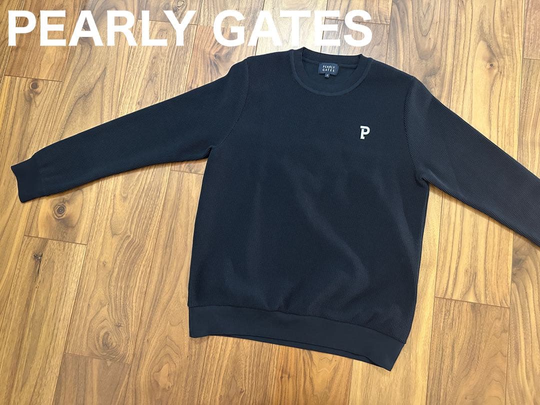 パーリーゲイツ　ニット　メンズ　サイズ４　ネイビー