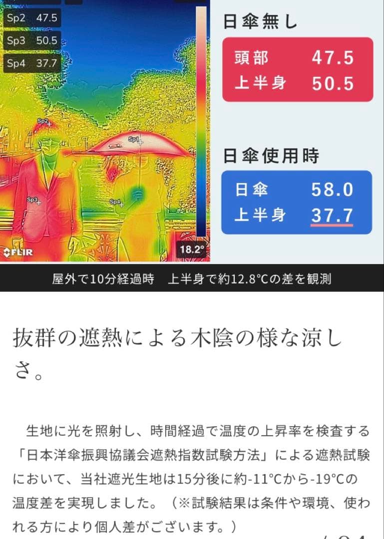 【美品】ロサブラン／3段折日傘　ライトグレージュ×アイボリー