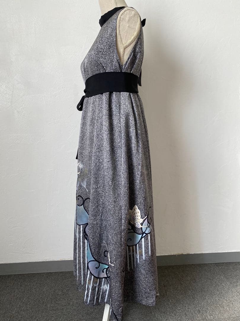 3233 着物　リメイク　ドレス　ワンピース