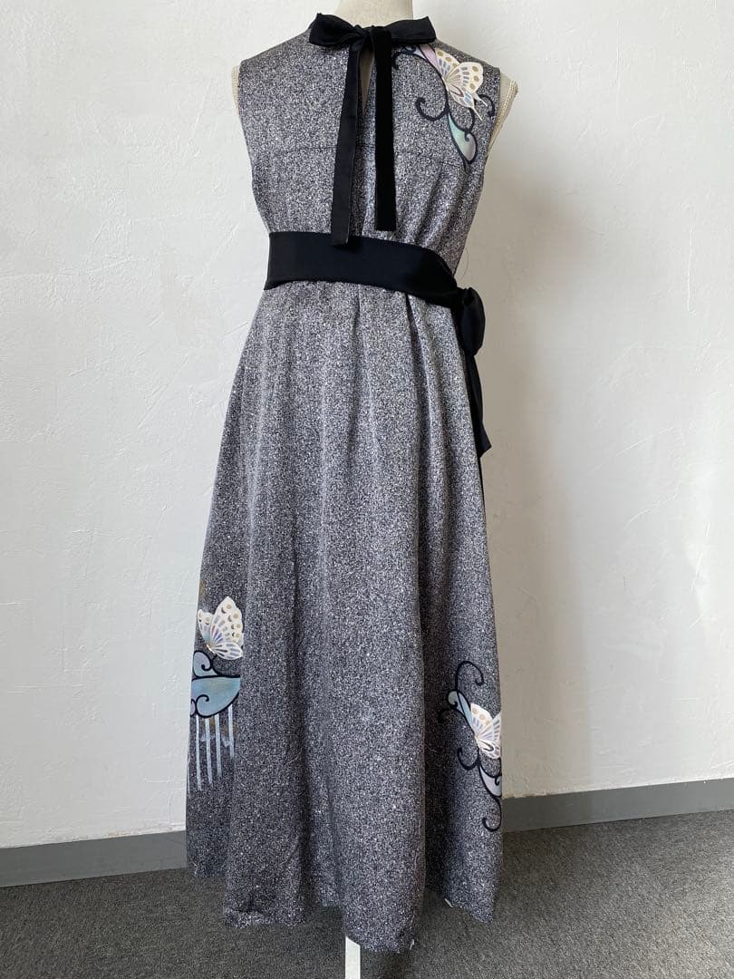 3233 着物　リメイク　ドレス　ワンピース