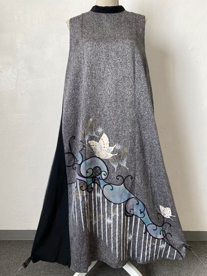 3233 着物　リメイク　ドレス　ワンピース