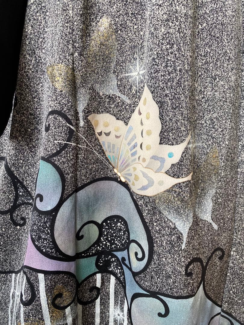 3233 着物　リメイク　ドレス　ワンピース