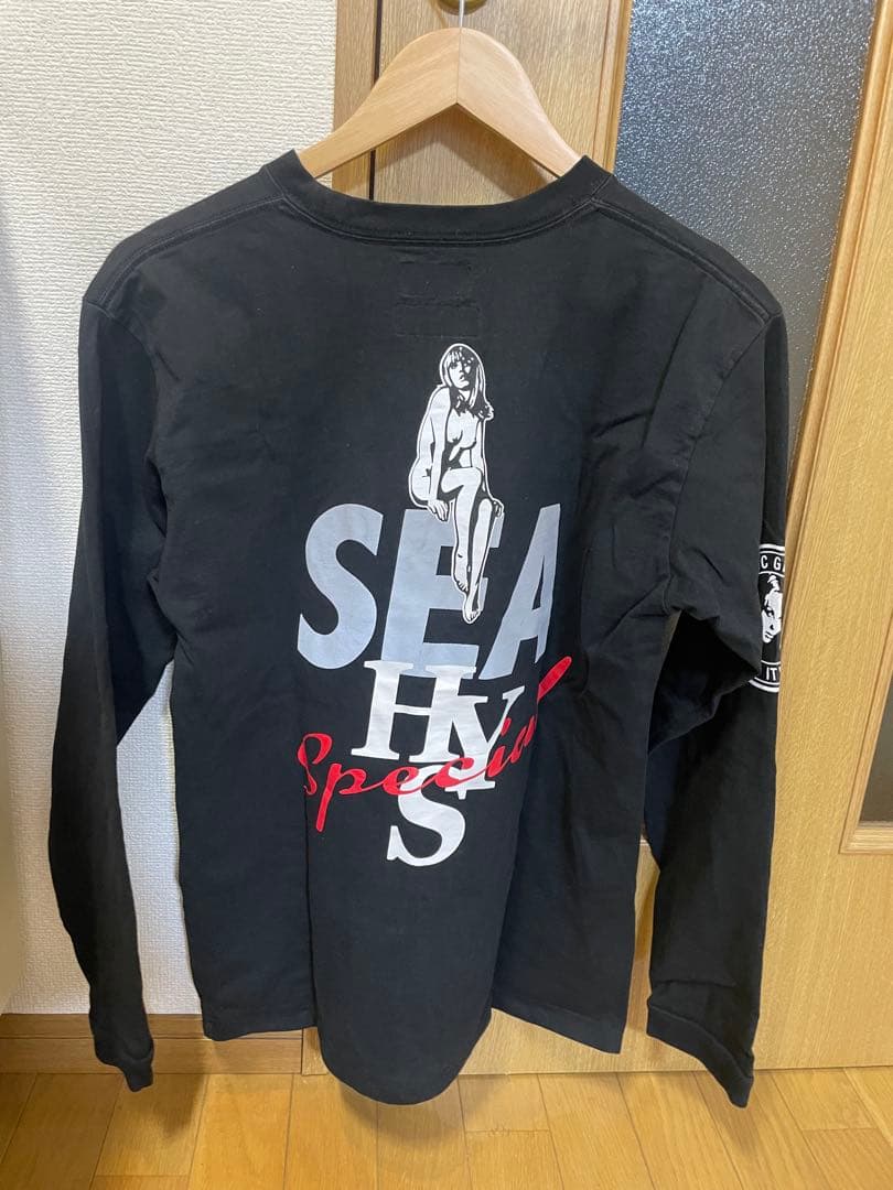 希少 wind and sea × ヒステリックグラマー ロンT