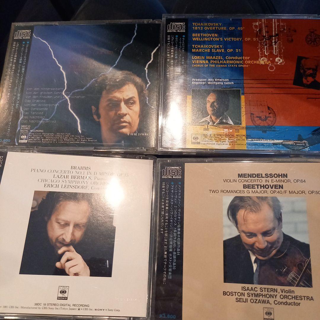 3800円盤　CBS刻印入り　メータ、マゼール、ベルマン、スターン