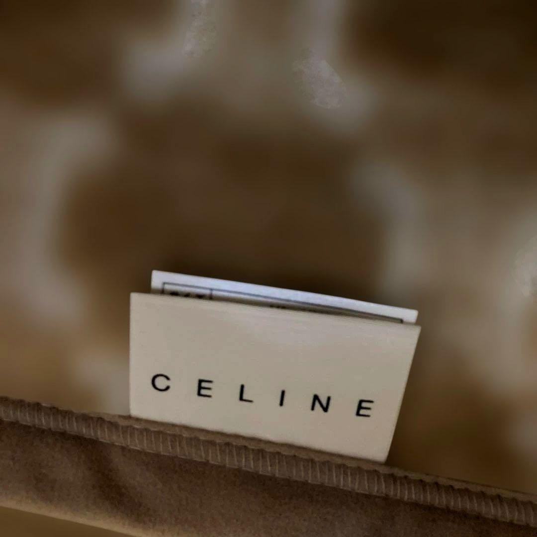 CELINEセリーヌ　マカダム柄　アクリルニューマイヤー毛布.肉厚★新品お箱入り