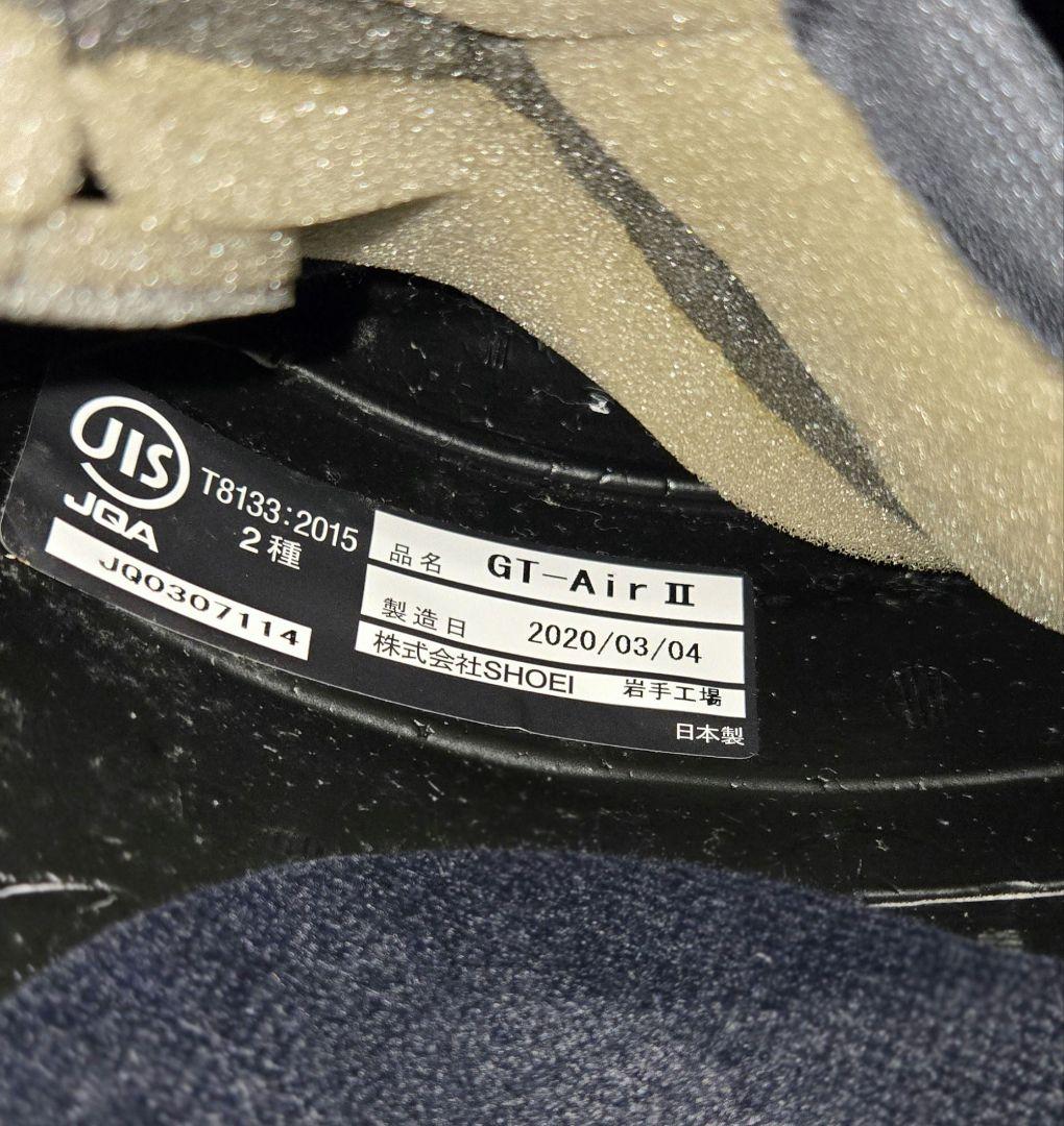 傷無し SHOEI GT-AIR II ボナファイド L B+comブラケット付