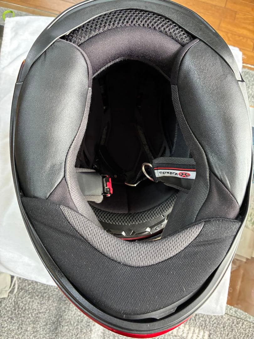 美品OGK KAMUI-3 カムイ3 Lサイズ　シャイニーレッド　2020年製