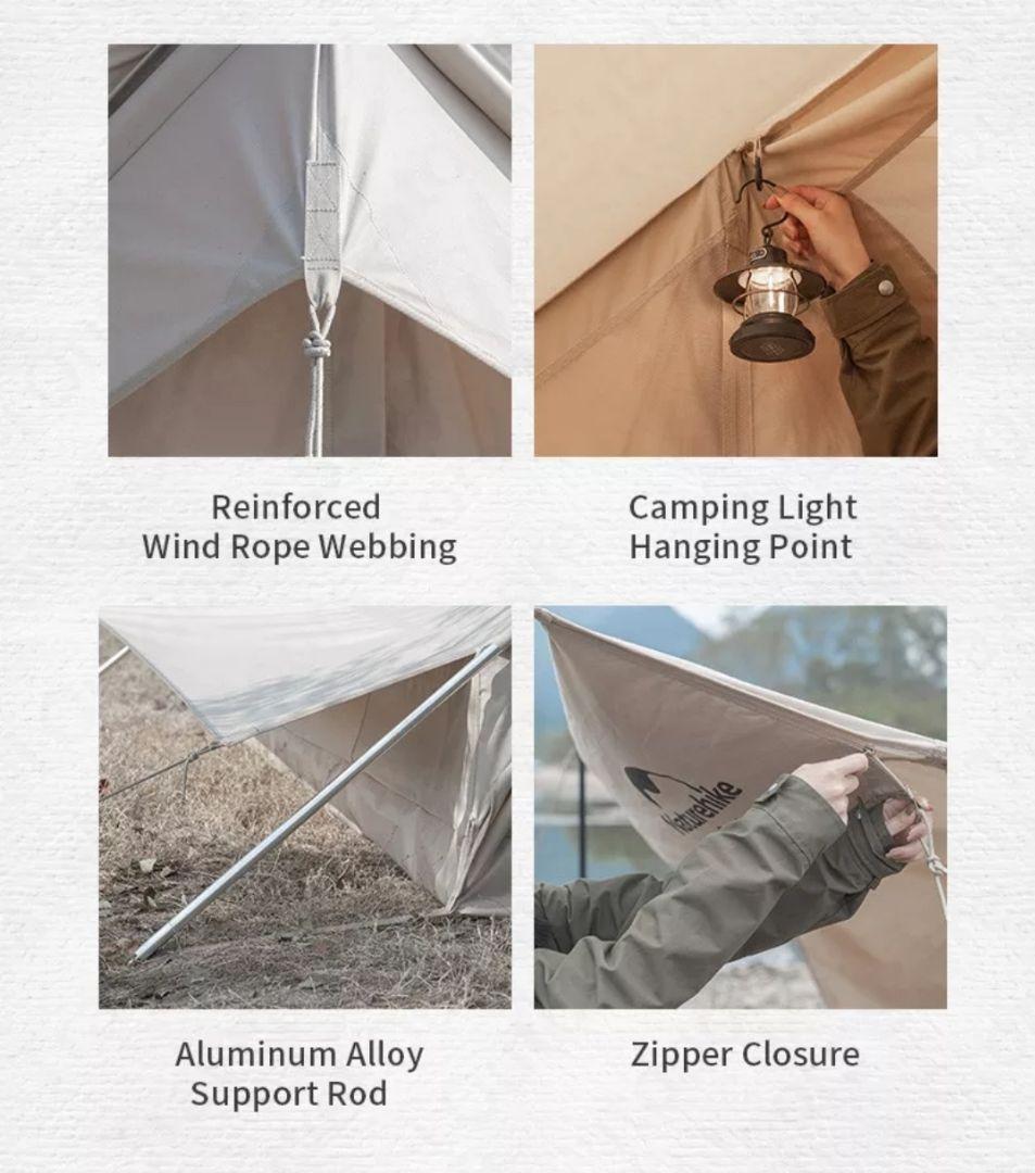 Naturehike　日本未発売　キャンプ　コットン　テント Extend4.8