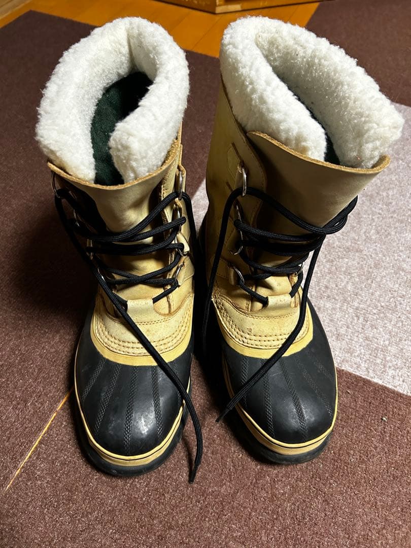 ソレル/カリブー ウォータプルーフ/ウォータープルーフヌバック×ラバー/ブーツ