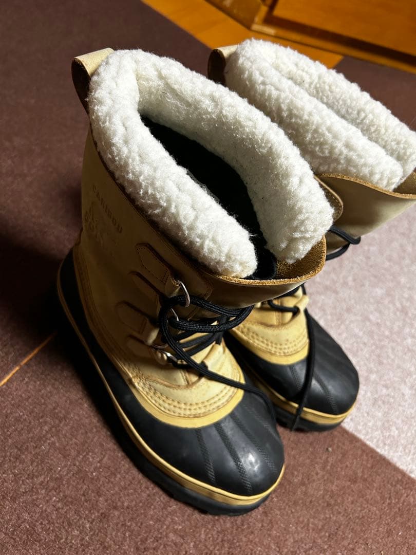 ソレル/カリブー ウォータプルーフ/ウォータープルーフヌバック×ラバー/ブーツ