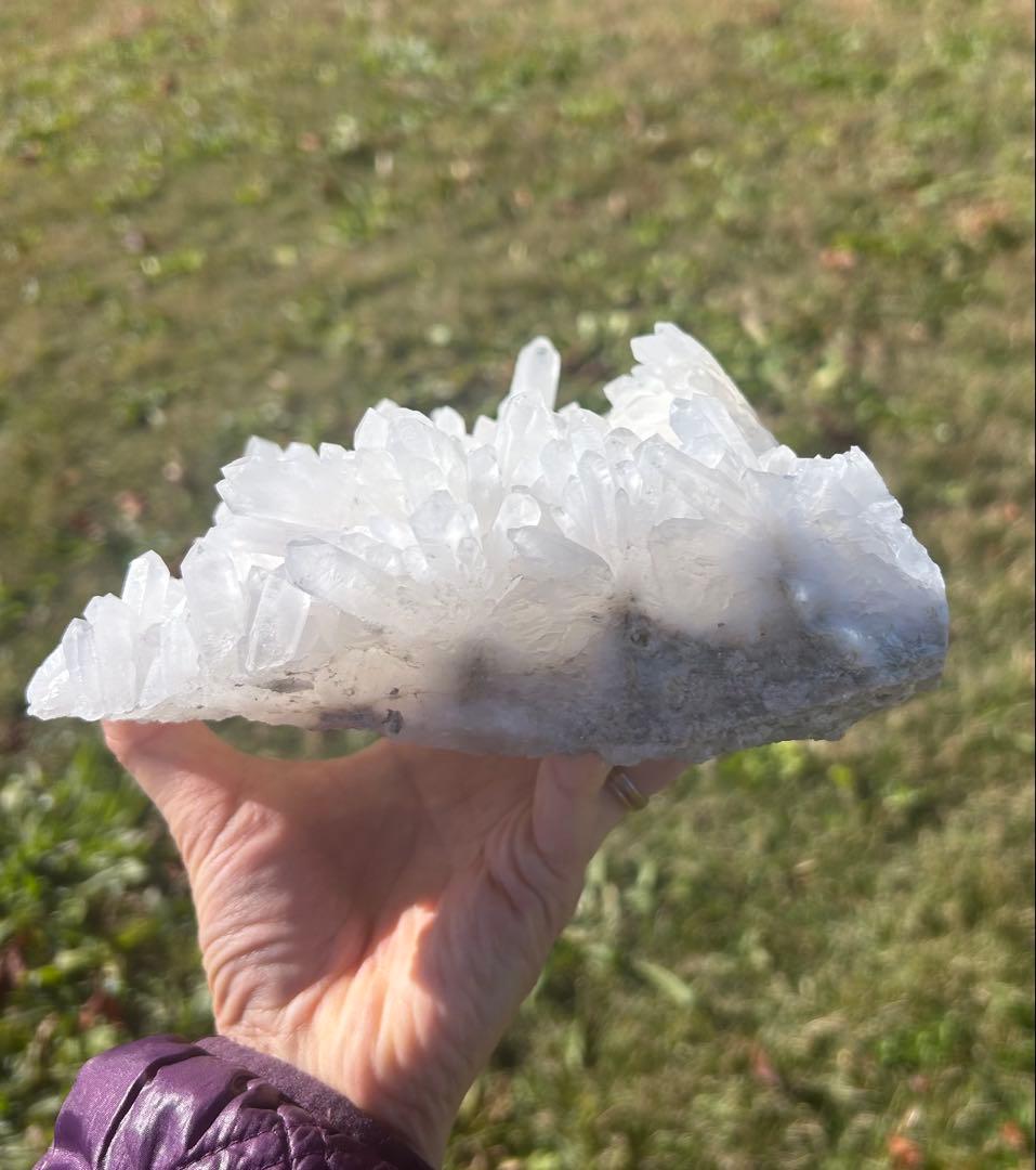 ★高品質 水晶クラスター♡四川省産　超ビックサイズ❤︎ 1.7kg★