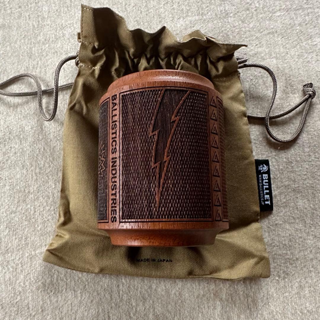 新品 BALLISTICS チェッカリング カップ ウレタン 仕上げ ブラウン