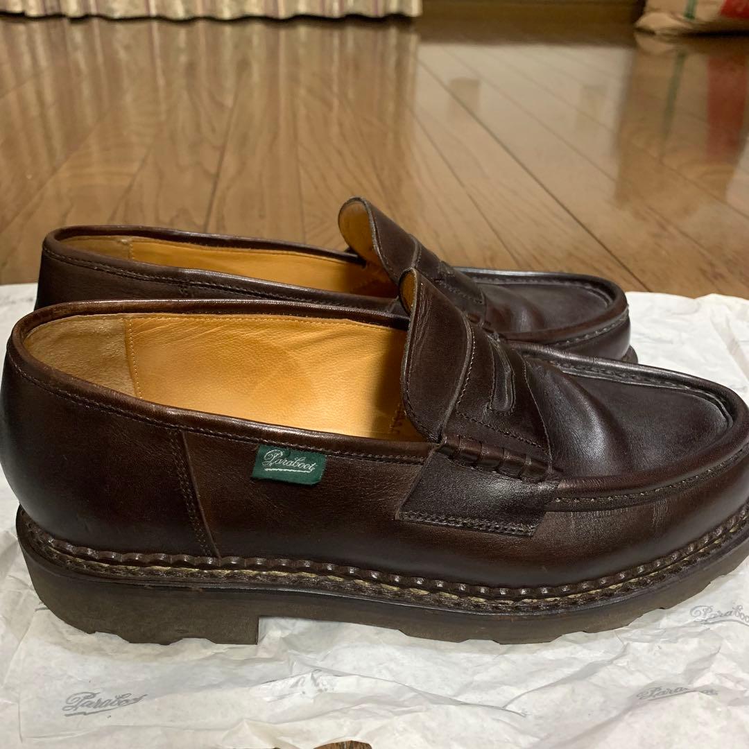 箱付き Paraboot REIMS パラブーツ ランス CAFE サイズ7