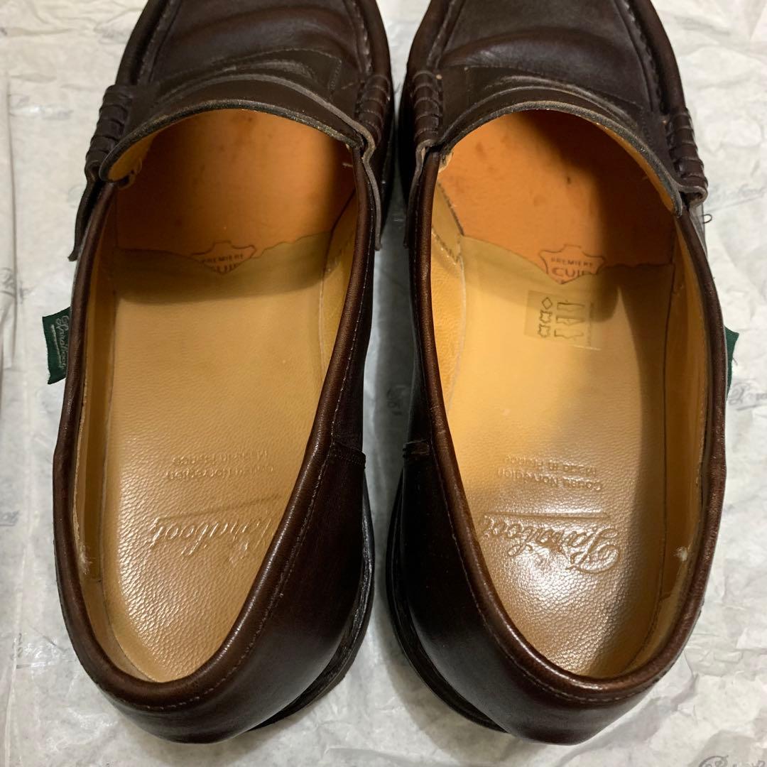 箱付き Paraboot REIMS パラブーツ ランス CAFE サイズ7