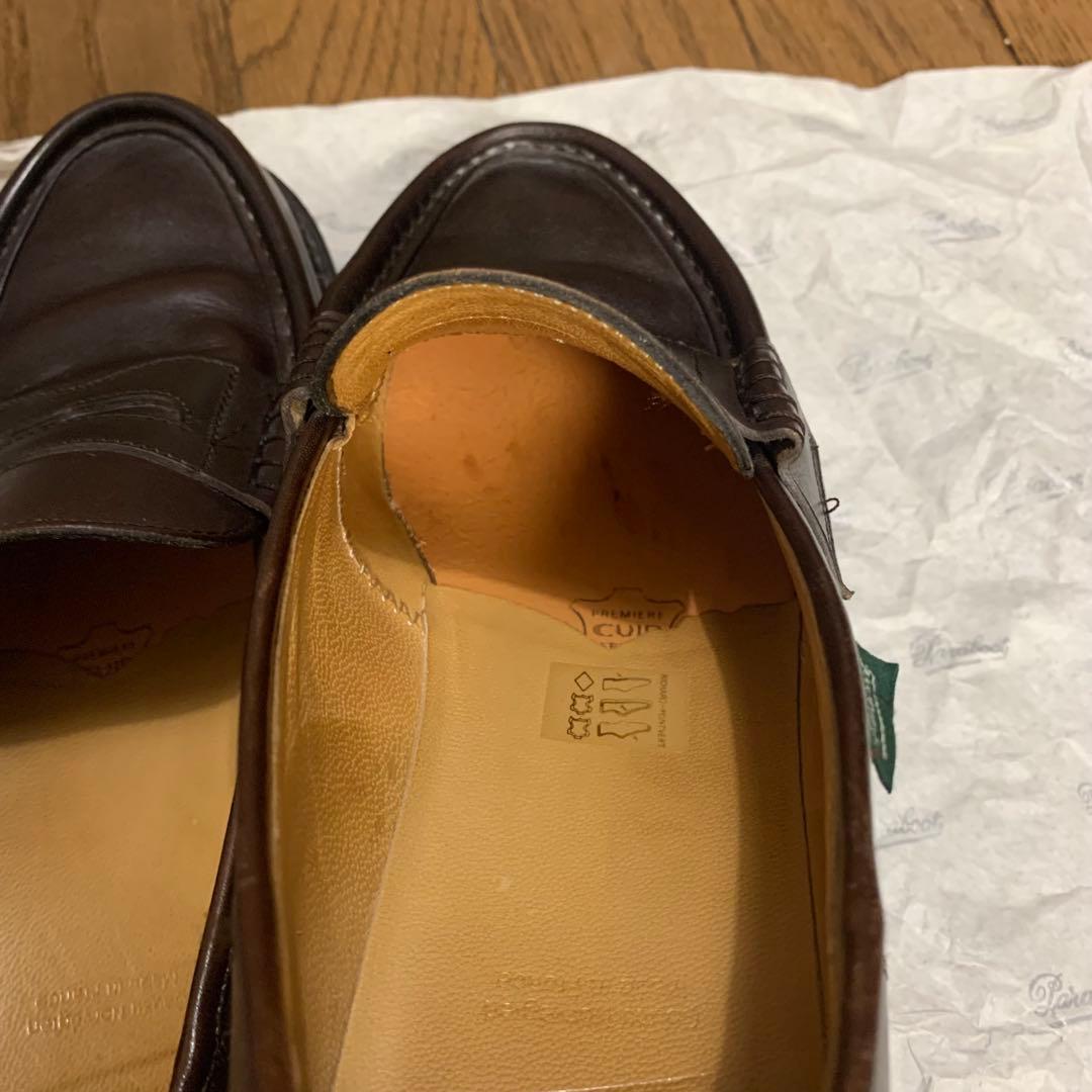 箱付き Paraboot REIMS パラブーツ ランス CAFE サイズ7