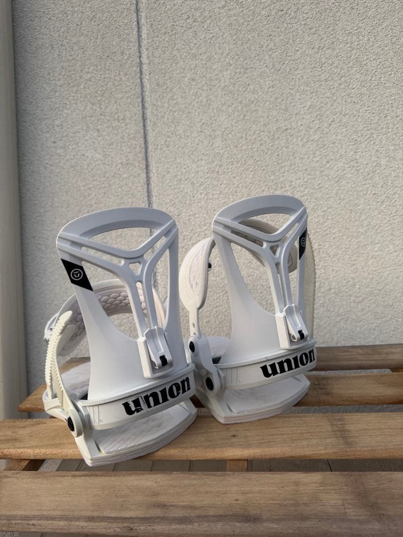 union ROSAスノーボードビンディング ホワイトS