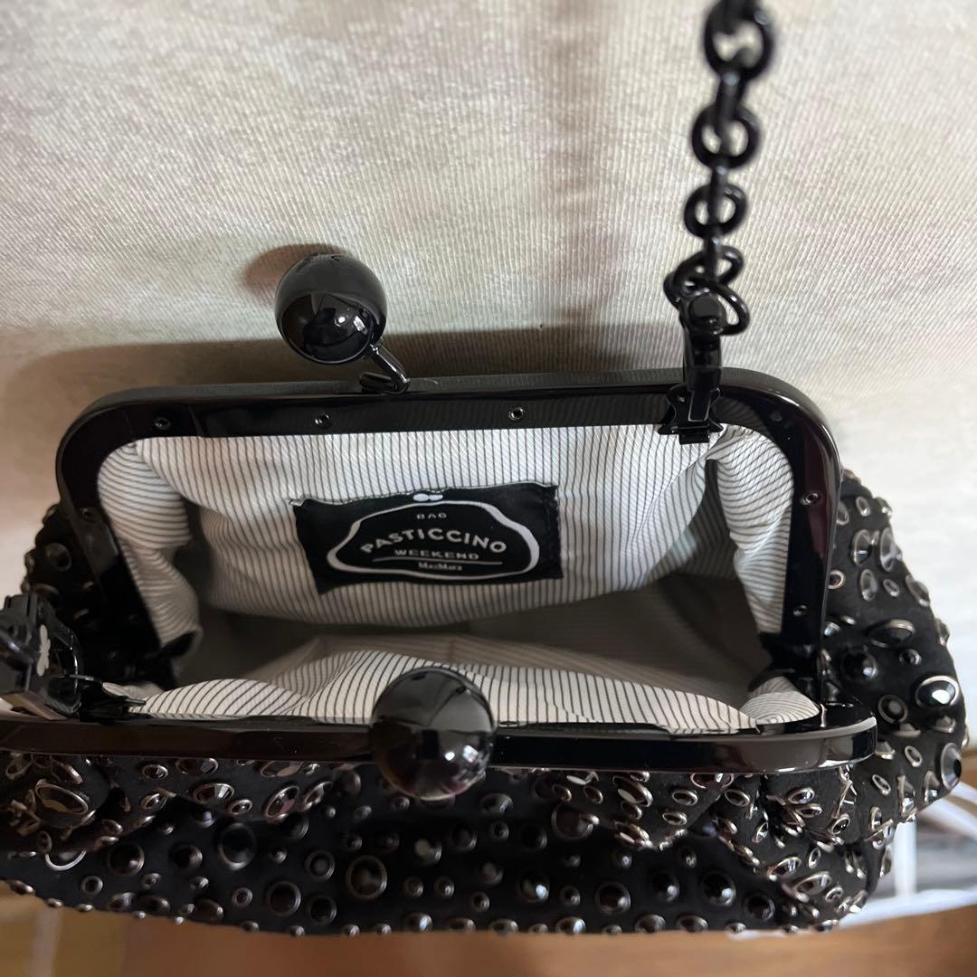 MaxMara Pasticcino ブラックパーティーバッグ