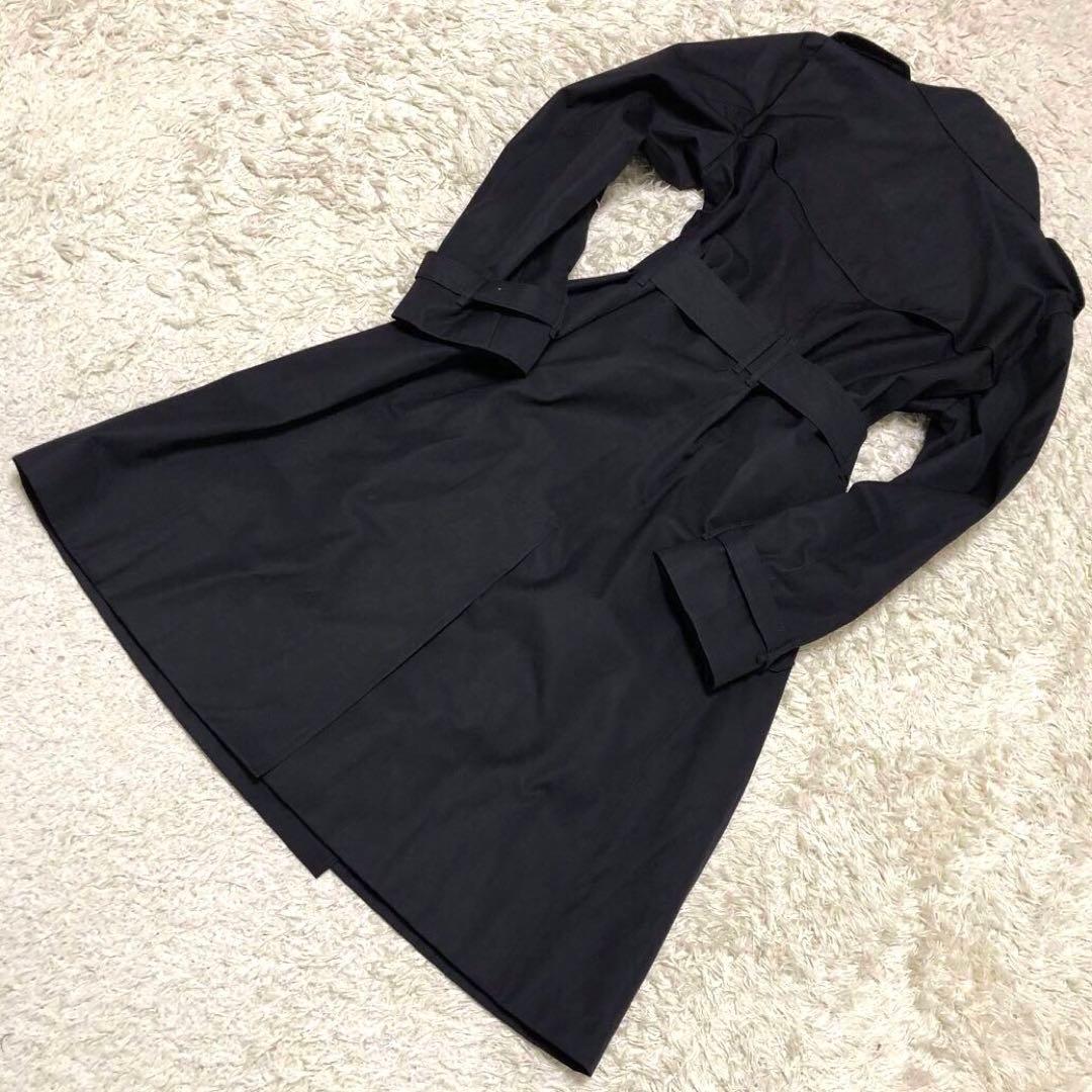 大きいサイズ·極美品✨バーバリー　ノバチェック　ライナートレンチコート ブラック