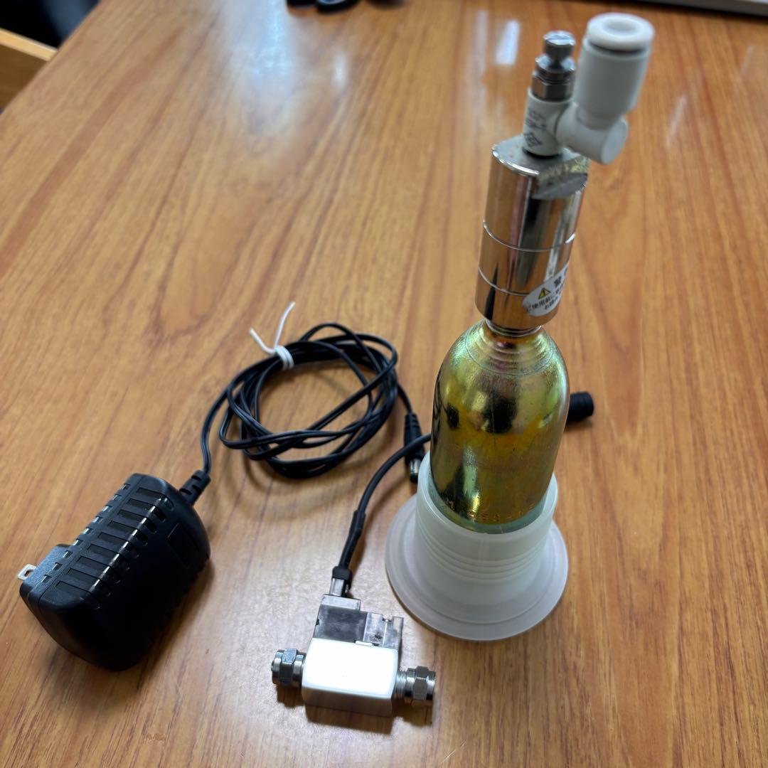 charm Leaf CO2 ボンベ6本 電磁弁 oリング付き