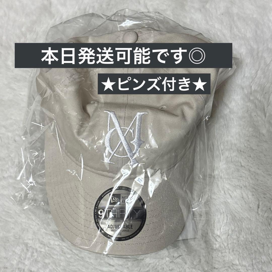 【ピンズ付き】Mrs. GREEN APPLE ×スニダン ベージュ キャップ