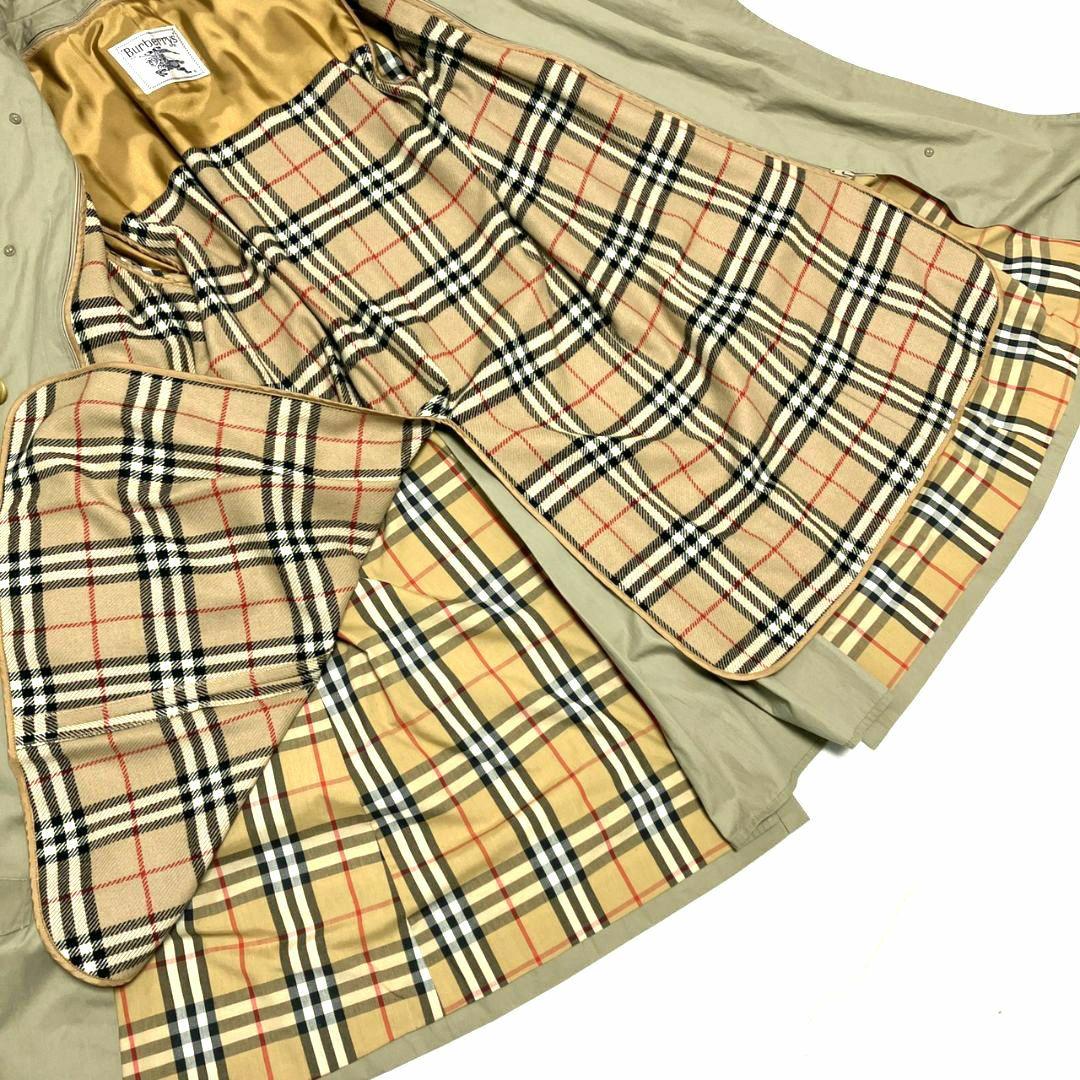 希少 白タグ バーバリーズ トレンチコート ノバチェック ベルト　ライナー