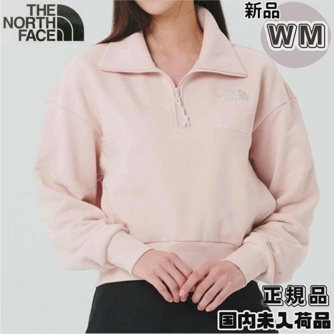 韓国限定　ノースフェイス　M トレーナー クロップ丈 新品　正規品　スウェット
