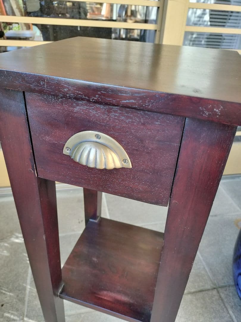 【凛さま専用】アンティーク花台　サイドテーブル　電話台　アジアン家具