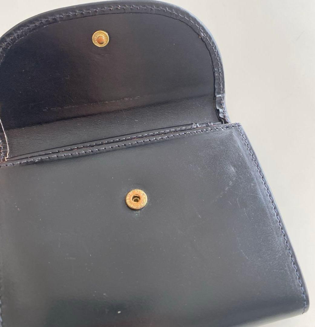 WhitehouseCox ホワイトハウスコックス 二つ折り財布 レザーブラック