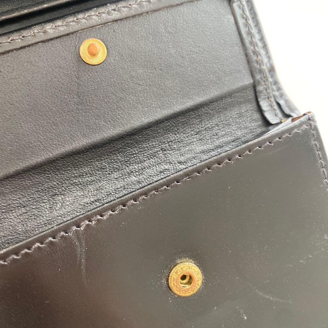 WhitehouseCox ホワイトハウスコックス 二つ折り財布 レザーブラック