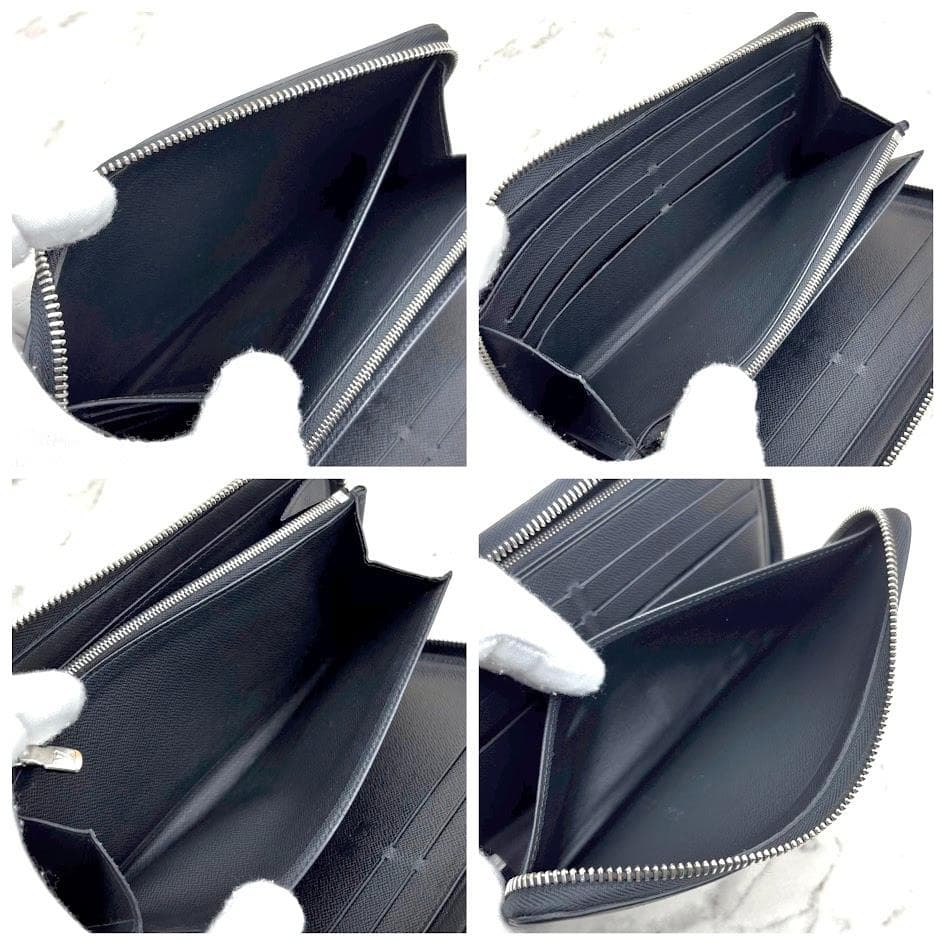 【極美品・新型】ルイヴィトン　エピ　ジッピーオーガナイザー　NM　ブラック