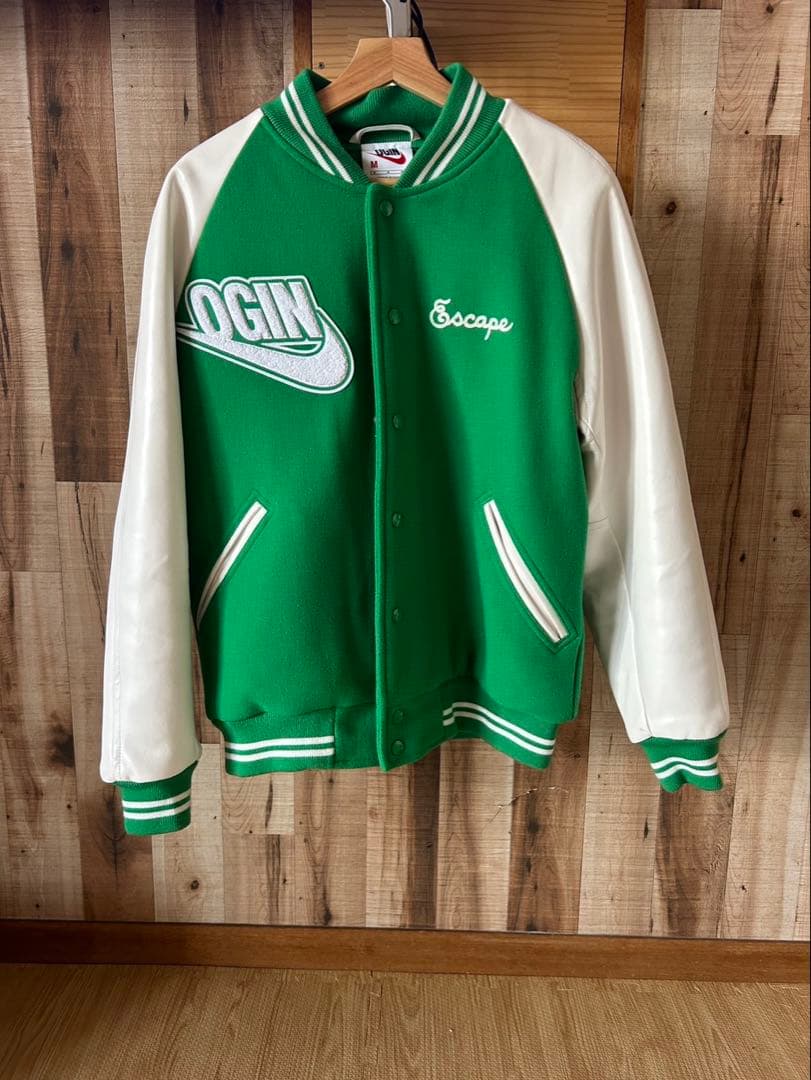 レア★NIKE×NIGO jacket green otsumo限定スタジャンM