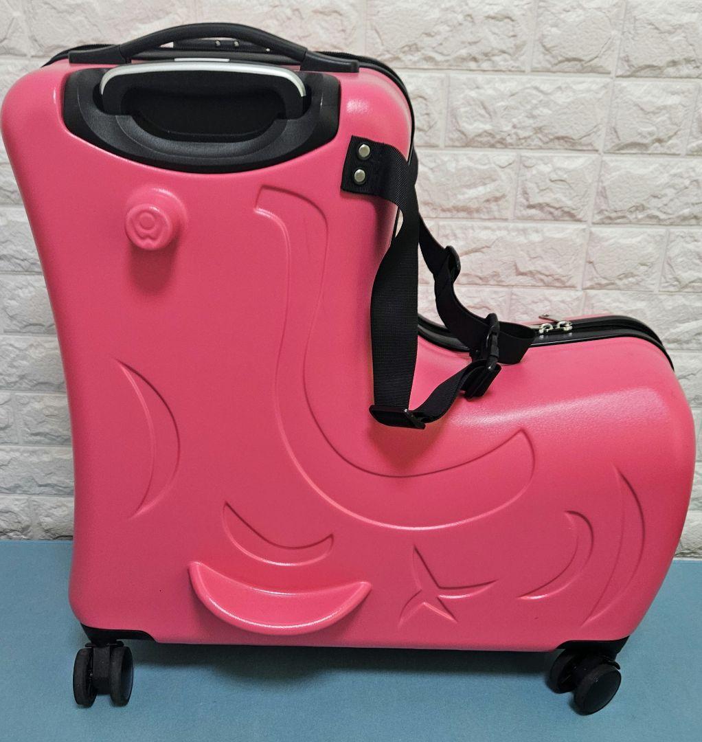 子供 乗れる キャリーケース スーツケース ピンク