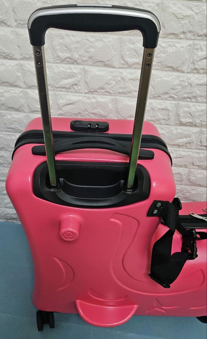 子供 乗れる キャリーケース スーツケース ピンク