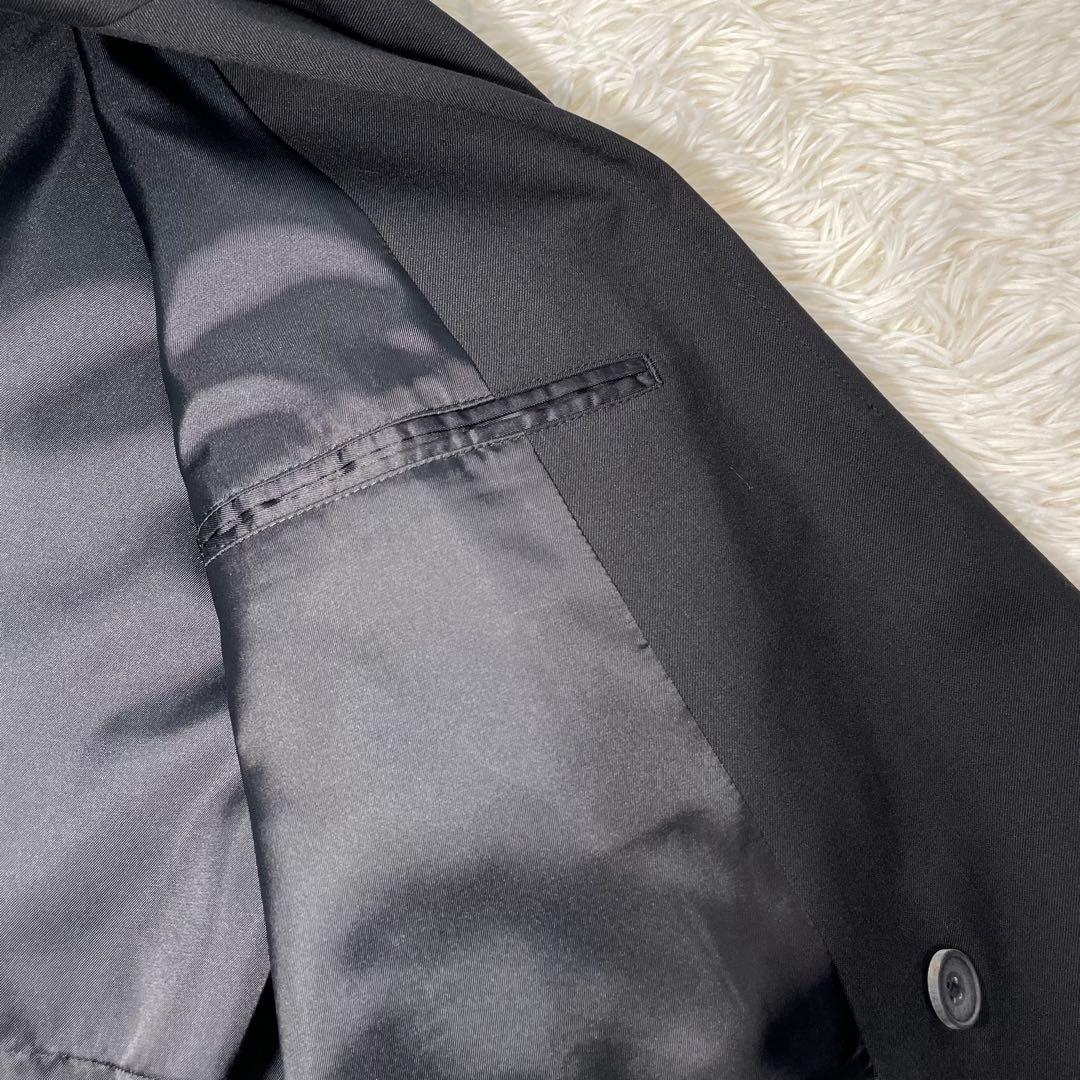 【美品】メゾンスペシャル プライムオーバー ダブルテーラードジャケット ブラック