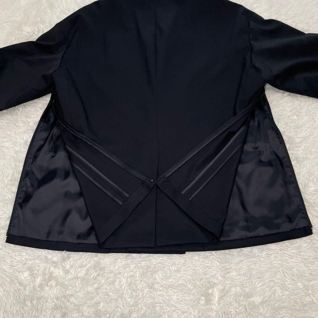 【美品】メゾンスペシャル プライムオーバー ダブルテーラードジャケット ブラック