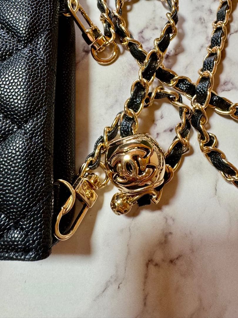 CHANEL シャネル レザー iPhoneケース 17pro