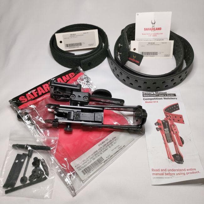 J*s様 サファリランド 014 競技用ホルスター＆ベルト [ブラック]