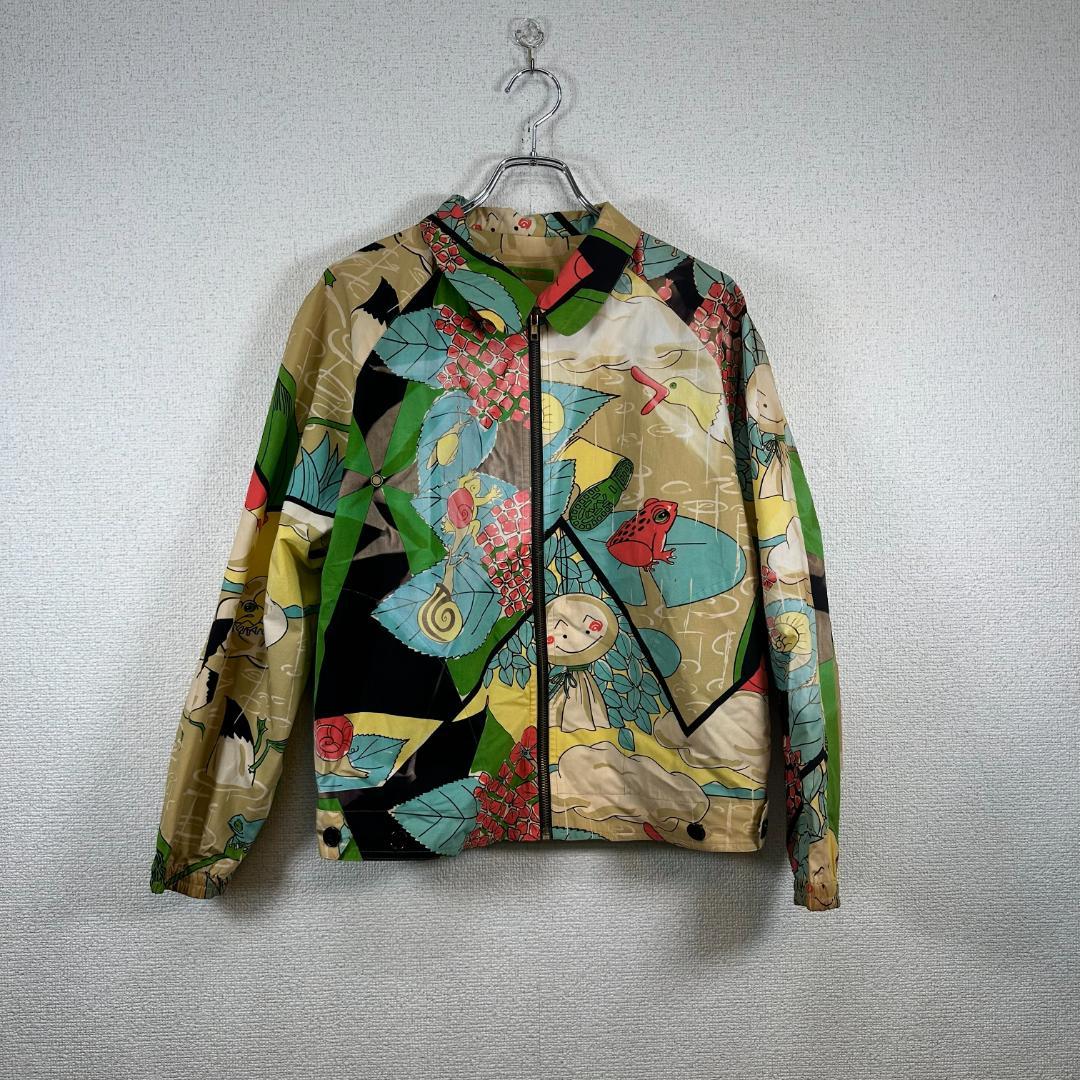 OLLEBOREBLA 総柄ブルゾン カエル柄 個性派
