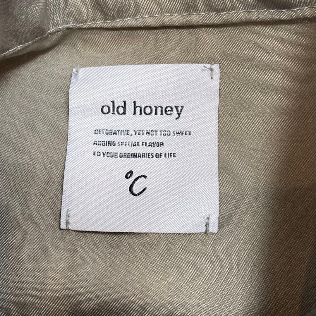 オールドハニー オールインワン フリル シャギー ベルテッド パンツスーツ F