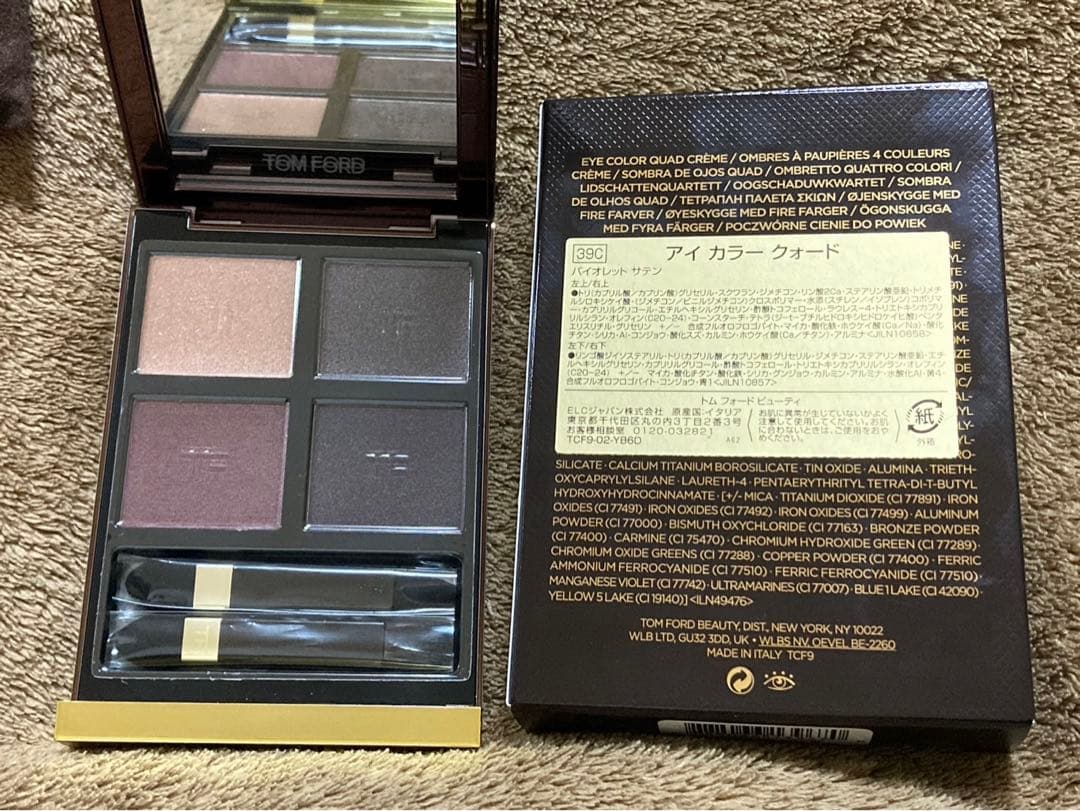 L*r様 トムフォード アイカラークォード 39Cバイオレットサテン