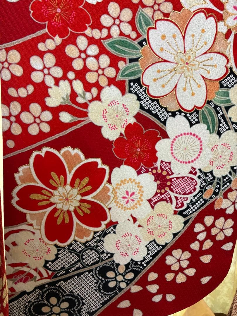 振袖フルセット、着付け用具、草履、バッグ