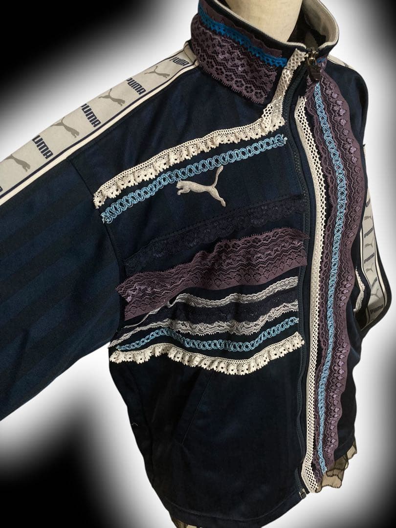 PUMA平成ギャル再構築レースジップトラックy2k裏原フェアリーグランジロック