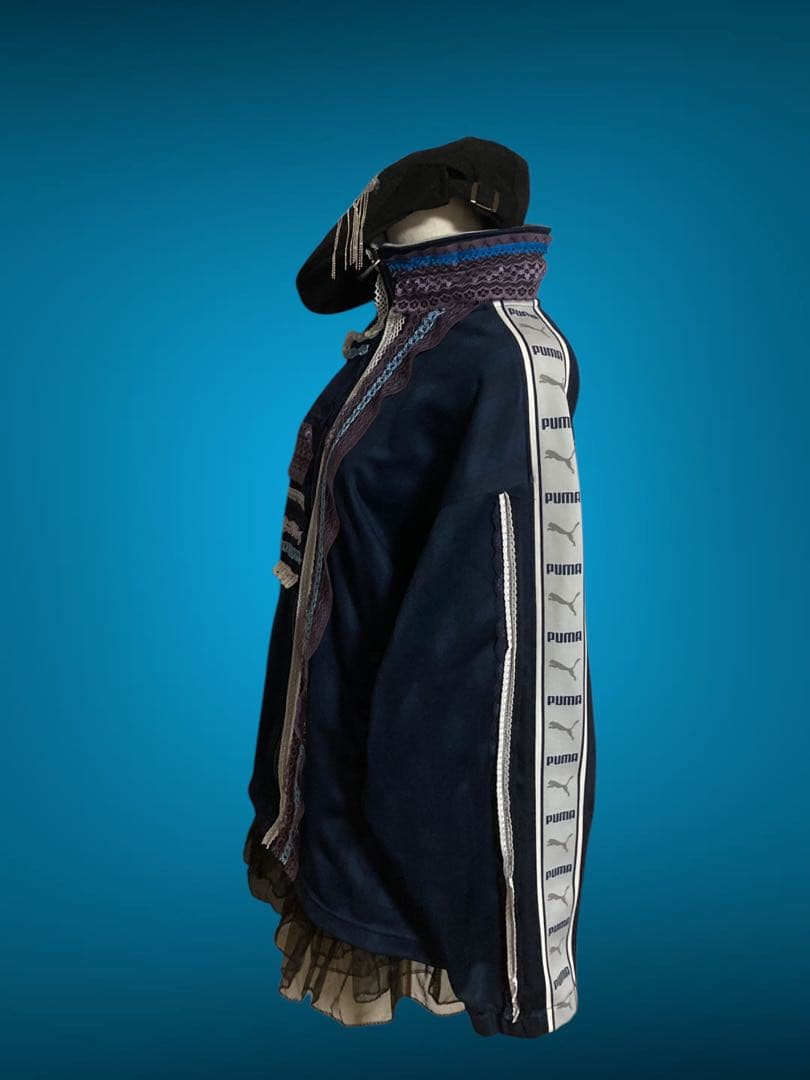 PUMA平成ギャル再構築レースジップトラックy2k裏原フェアリーグランジロック