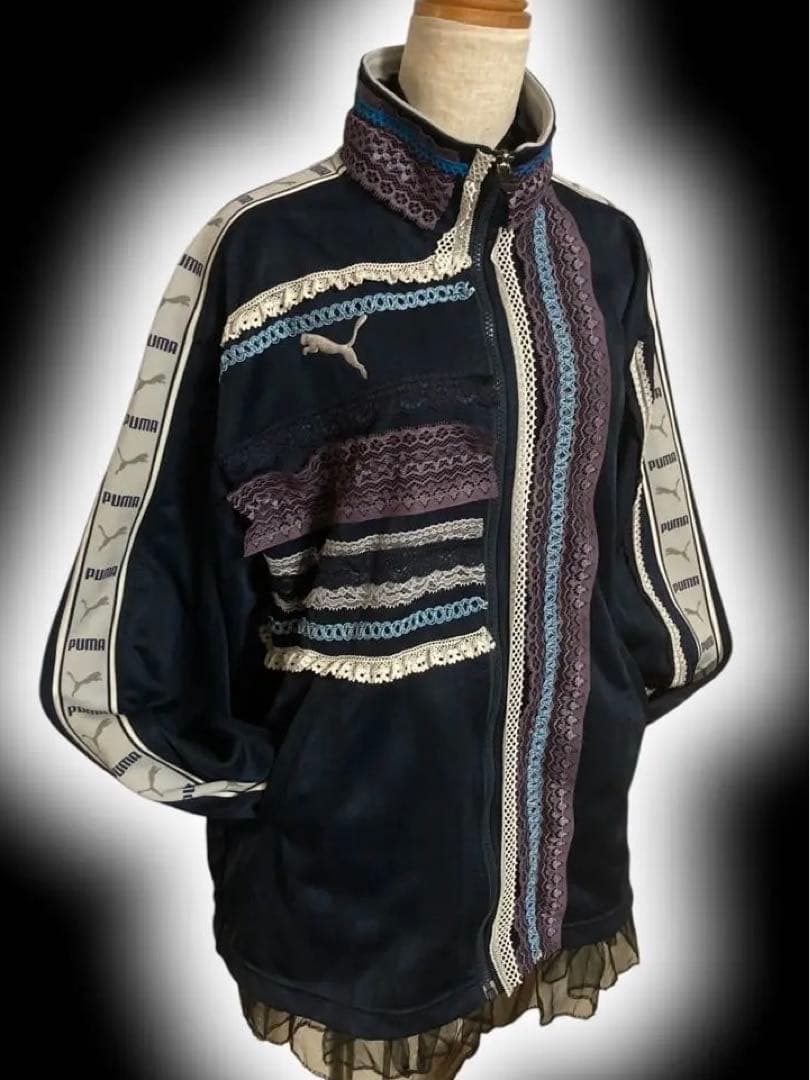 PUMA平成ギャル再構築レースジップトラックy2k裏原フェアリーグランジロック