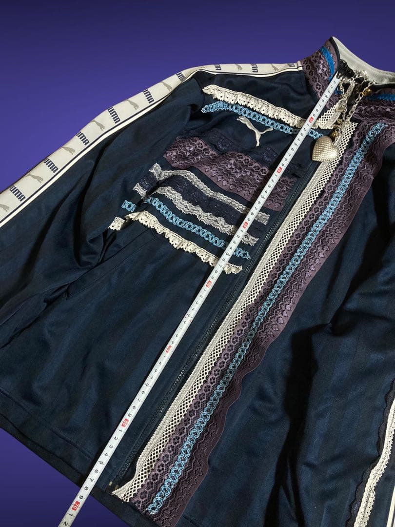 PUMA平成ギャル再構築レースジップトラックy2k裏原フェアリーグランジロック